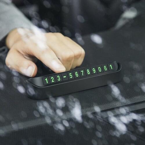 Car Telephone Number Parking Card for Toyota Allion Corolla iM E170 E140 E150 3 Mark 2 Mark X Matrix 1 2 Platz