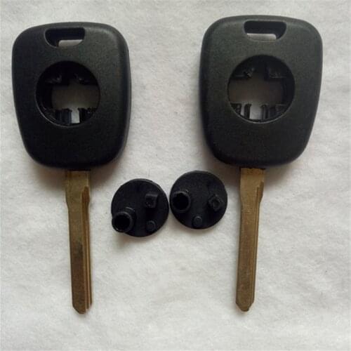 DAKATU For Mercede Benz Transponder Key Shell Case 2 Track HU64 Uncut Blade FOB Key Cover