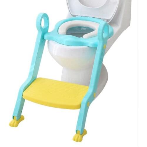 Baby Toilet Ladder Chair Potty Seat Step Up Toddler Toilet Training Step Stool for Girls and Boys
