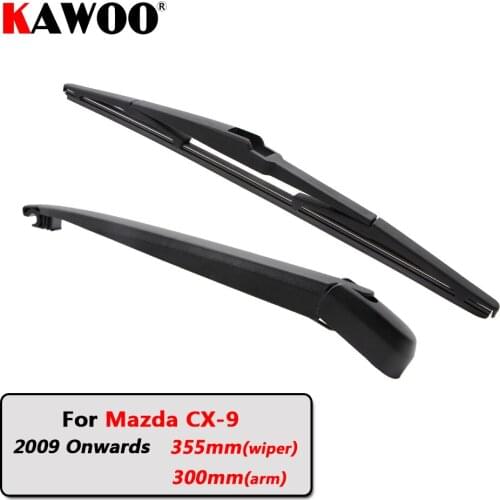 KAWOO Car Rear Wiper Blade Blades Back Window Wipers Arm For Mazda CX-9 Hatchback (2009 Onwards) 355mm Auto Windscreen Blade