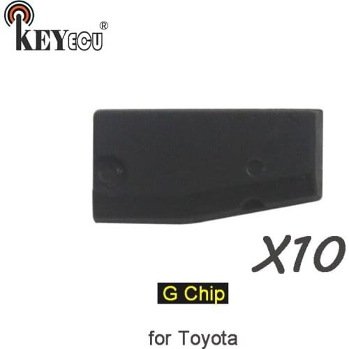 KEYECU 10x G Chip 80 Bit Transponder Remote key Chip Carbon for Toyota