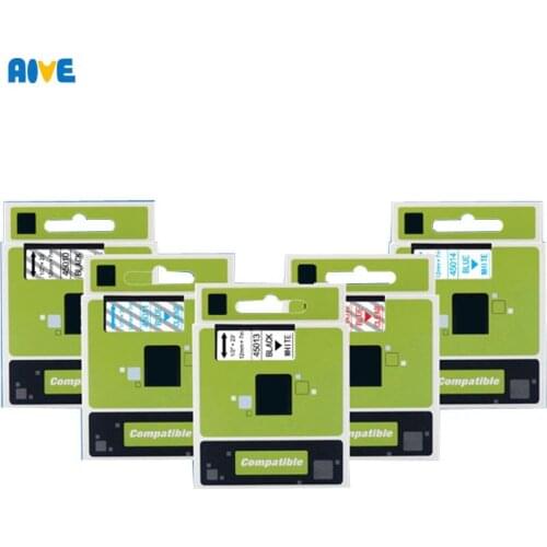 5pcs 9MM Multicolor 40910 40922 40913 40922 40923 40924 Compatible Dymo D1 Label Tapes for Dymo label manager LM420 LM450 PNP