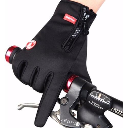 Winter Bicycle Motorcycle Gloves Warm Thermal Windproof Ski Snow Snowboard Touch Gloves Hands Warmer Men Outdoor Sports Gloves