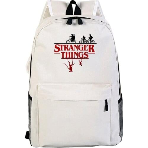 2019 New Stranger Things Shoolbags Boys Girls Laptop Bags Teenager Daypack Student School Bags Knapsack Unisex Travel Bagpack