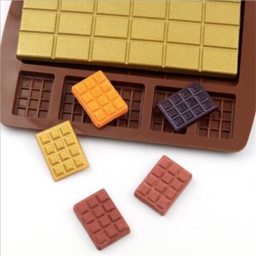 Silicone Waffle Mould Non-stick Kitchen Bakeware Cake Mould Pan Pudding Maker Mold DIY Chocolate Chip Mold Baking Tool