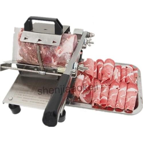 1pc Newest! Meat slicer, slicer, manual household mutton roll slicer, cut meat, meat planing machine, beef, lamb slicer