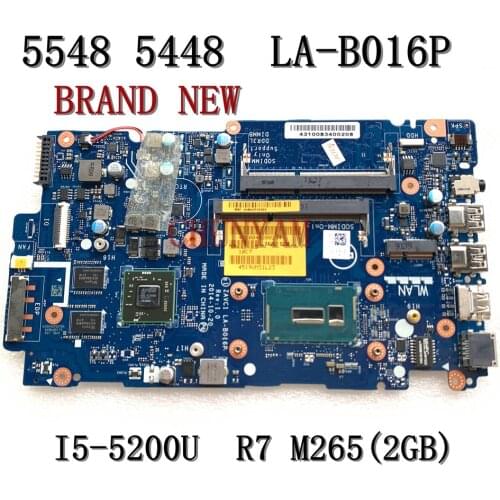 Brand NEW I5-5200U FOR Dell Inspiron 5547 5447 5448 5548 Laptop Motherboard LA-B016P R7 M265(2GB) CN-028R71 28R71 Mainboard
