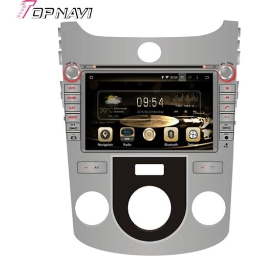 Topnavi 8'' Octa Core 4GB Android 6.0 Car Video Player for KIA FORTE Manual Air-Conditioner/CERATO Manual Air-Conditioner