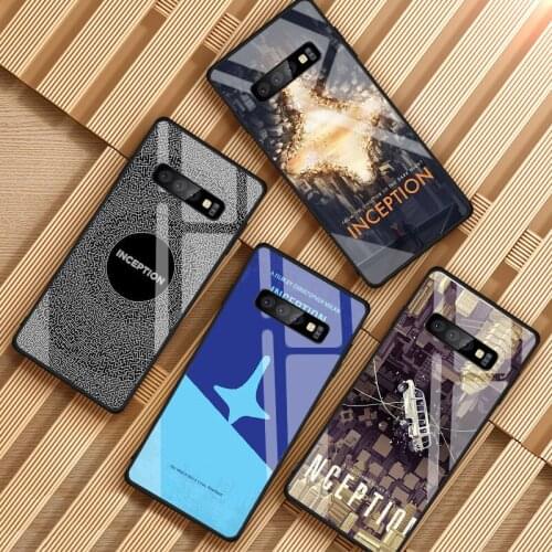 Inception Tempered Glass Phone Case For Samsung Galaxy S8 S9 S10 S20 PLUS J8 J6 J4 2018 NOTE 8 9 10 Cover Shell
