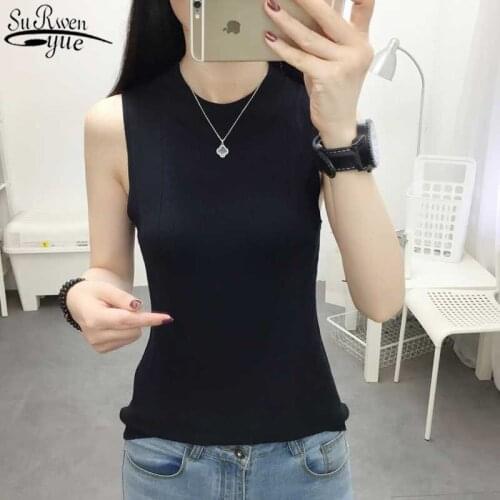 Vests for Women 6 Colors Sleeveless Womens Shirts Summer New Womens Vest 2021 Fashion Women Blouses Womens Clothing 13537