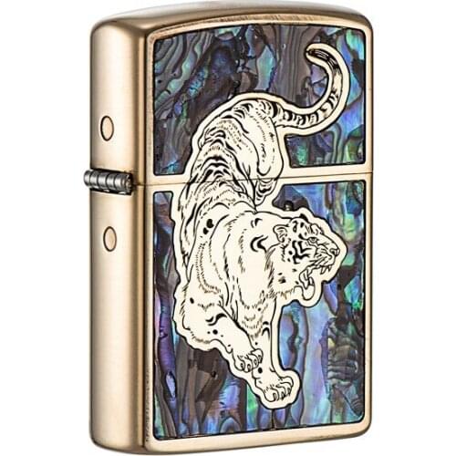 Zorro Metal Windproof Brass Kerosene Wheel Lighter Classic Creative Personality High Quality Mens Gift Gadgets Accessories