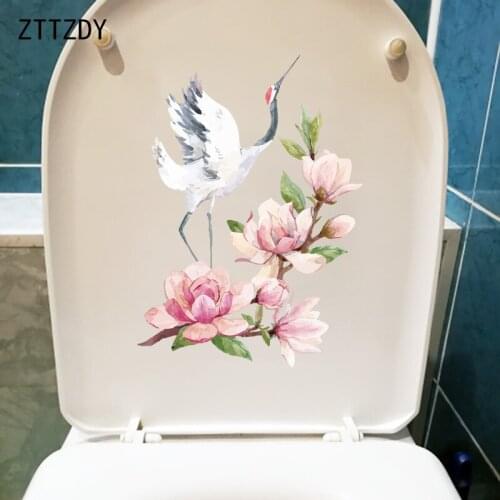 ZTTZDY 18.6×26CM Hand-Painted Classical Art Home Room Wall Stickers Mural Fashion Toilet Decor T2-1253