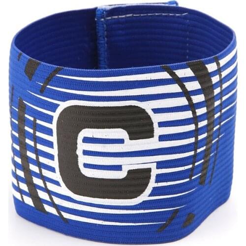 2021 Top Football Captain Armband Elastic Adjustable Arm Band Leader Soccer Competition