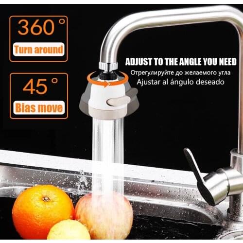 360 Rotating Nozzle For Kitchen Faucet Booster Faucet Shower Shower Head 3 Level Mixer Aerator Kitchen Accessories Dropshipping