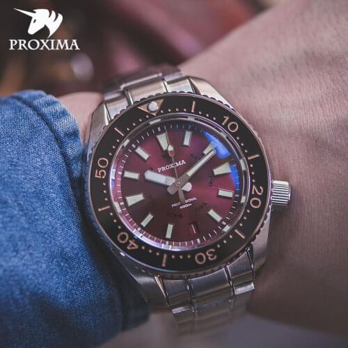 Proxima 2021 New Brand Men And Women Leisure Mechanical Watch Automatic 300m Diving Watch C3 Super Bright Sapphire Watch NH36