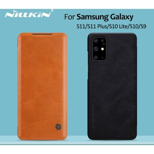 Note 20 Ultra For Samsung S20 case NILLKIN Vintage Qin Flip Cover wallet PU leather PC back cover For Samsung Galaxy S20 case