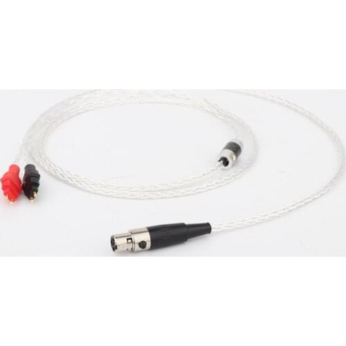 Hi-end 8Cores OCC Wire HIFI Upgraded Cable For hd600 hd650 hd660s hd580 HEADPHONE with 4pins mini xlr plug