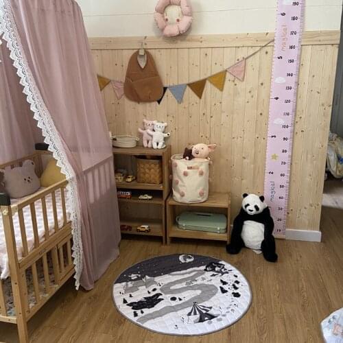 Jungle Circle Play Mat for Baby Kid Educational Sensory Animal Carpet Area Mat H055