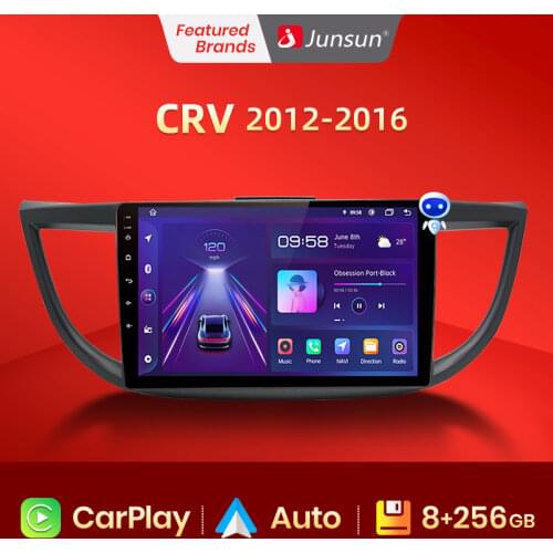 Junsun V1 2G+32G Android 10.0 For Honda CRV CR-V 2012-2016 Car Radio Multimedia Audio Player Navigation GPS 2 Din DVD 4G
