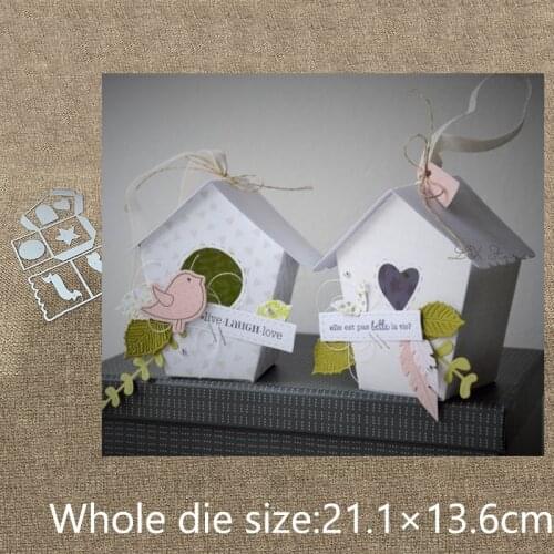 XLDesign Craft Metal Cutting Die stencil mold geometric box frame decoration scrapbook Album Paper Card Craft Embossing die cuts