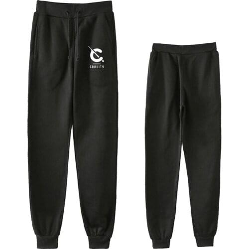 Fashion CRAVITY Kpop Harem Pants Black White Korean Style Hip Hop Men Women Long Loose Sports Pant Trousers Streetwear Plus Size