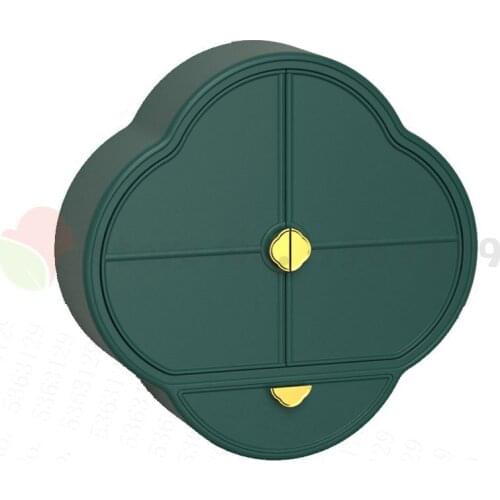 NEW Bathroom Wall-mounted Makeup Organizer Punch-free Large Capacity Jewelry Cosmetic Storage Box Women Skin Care Beauty Rack