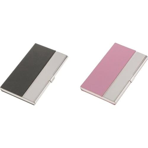 Stainless Steel Card Holder 11x10cm Home Office Storage Supplies For Social Situations