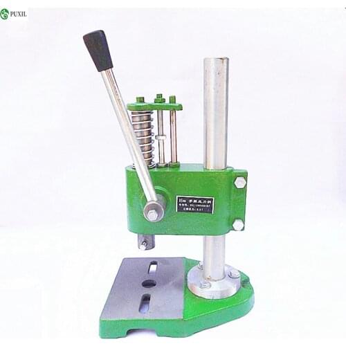 0.5T / 16 Punch Type Manual Punch Hand Presses Punch, Worktable 130 * 195mm, Impulse Stroke 35MM, Column 38MM