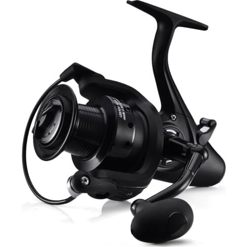 12+1 BB Fishing Spinning Reel with Front Rear Double Drag Carp Fishing Reel Left Right Interchangeable for Saltwater Freshwater