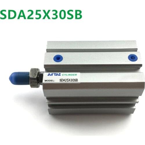 SDA25X20S SDA25X20B SDA25X20SB SDA25X25S SDA25X25B SDA25X25SB SDA25X30S SDA25X30B SDA25X30SB FSQD AIRTAC Thin pneumatic cylinder