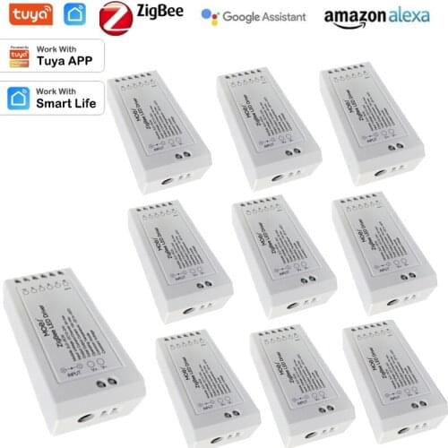 Tuya ZigBee Smart Dimmer Module Switch RGB CCT For LED Strip Smart Life Tuya/App Control Support Alexa Google Home Voice Control