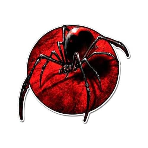 Black Widow Spider - Vinyl Sticker Waterproof Decal