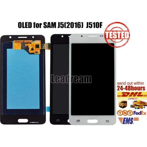 10pcs For Samsung J510 OLED LCD For Galaxy J5 2016 J510 J510N J510F J510Y J510M LCD Display Touch Screen Digitizer Assembly