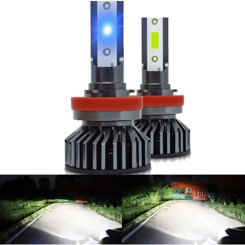 2PCS F2 Led DOB Chips Car Headlight H7 LED H4 Bulb H8 H1 H11 HB3 9005 HB4 9006 9012 Auto Lamps Fog Lights 6000K 8000K Wholesale