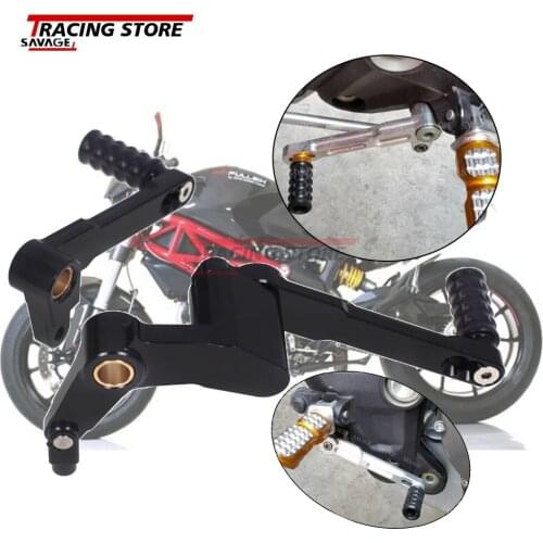2008-2016 Left Gear Shift Lever & Rear Foot Brake Pedal Lever For DUCATI MONSTER 696 796 1100 S 2015 Motorcycle Accessories CNC