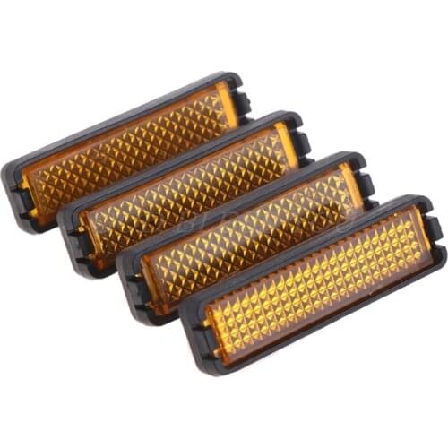 4 Pcs/Set Bicycle Pedal Reflector Safety Night Cycling Reflective Bike Accessory Drop Shipping