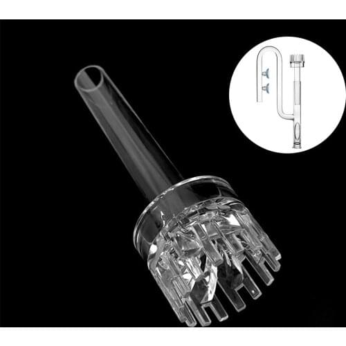 Aquarium Water Filter Mini Nano Spin Lily Glass Pipe Inflow Outflow 13mm 17mm Water Plants Tank External Filter Fish Tank Access