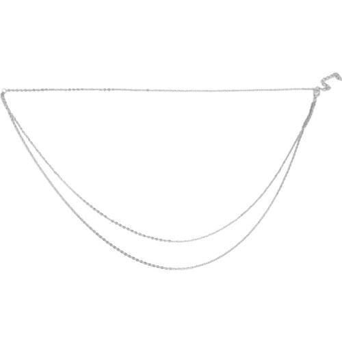 Gold Silver-color Copper Beads Waist Belly Chains Sexy Waist Chains Boho Summer Beach Body Jewelry For Women Accessories