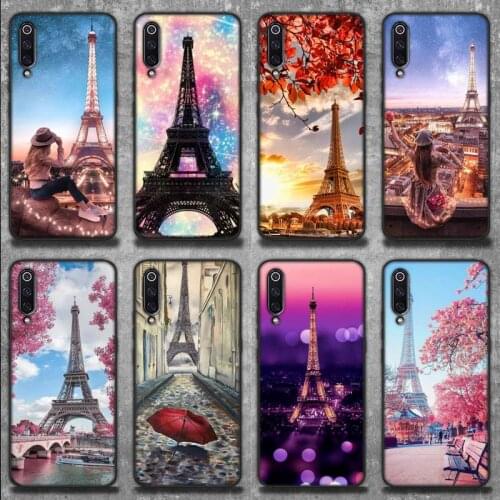 Paris Eiffel Tower Phone Case for Xiaomi mi 6 6plus 6X 8 9SE 10 Pro mix 2 3 2s MAX2 note 10 lite Pocophone F1