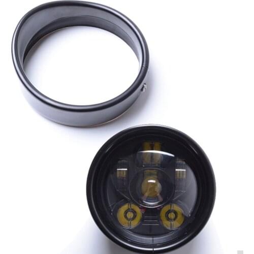 For Harley 5.75 inch Headlight Headlamp Trim Ring For Harley motorcycle 5-3/4" Motorcycle Projector Moto Led Headlight