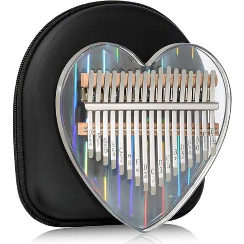 Kalimba Thumb Piano 17 Keys Musical Instruments, Mbira Finger Piano Gifts for Kids and Adults Beginners