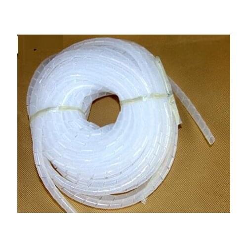 Flame retardant white spiral bands diameter 16mm About 4.3M Cable casing Cable Sleeves Winding pipe
