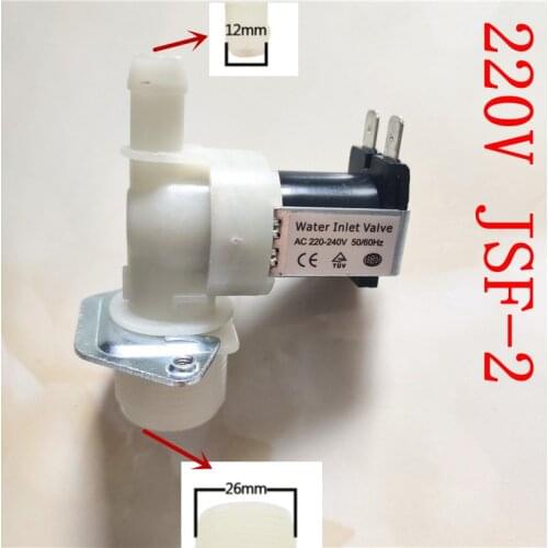 4pcs durable washing machine water inlet valve JSF-2 single inlet solenoid valve
