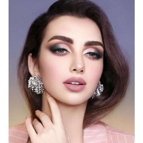 Rongho Hiphop Crystal statement Sunflower earrings for women Brincos Rhinestone Cup chain Tassel earring pendant party jewelry