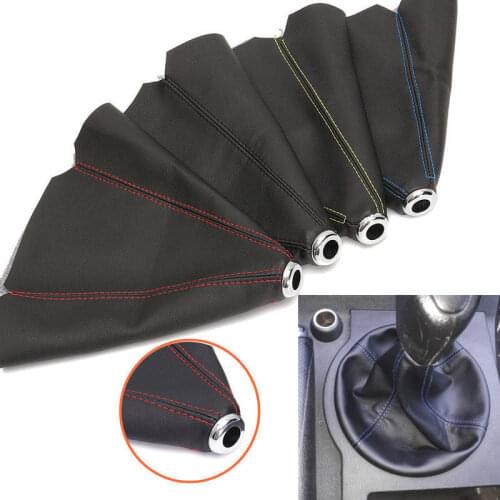 Gear Shifter Shift Collars Boot Cover Gaiter for Opel Peugeot Seat Skoda Subaru Suzuki Toyota VW Renault Universal Car Accessory