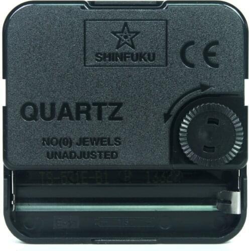 Shinfuku wall clock mechanism with hands Silent Plastic Movement DIY Clock Accessory kits Sweep Quartz Movement TS-631E-B1