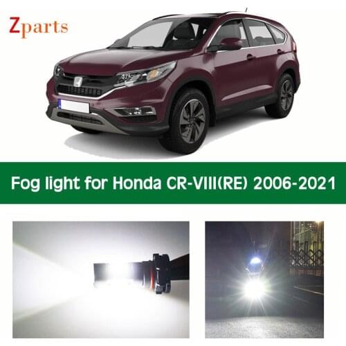 LED Fog Light For Honda CR-V III(RE) 2006 - 2021 Foglamp Bulb Ice Lamp Blue White Yellow Red Daytime Running Lights 12V 6000K