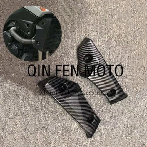 Carbon fiber paint Motorcycle radiator left and right side plate fairing Fit For GSR400 GSR600