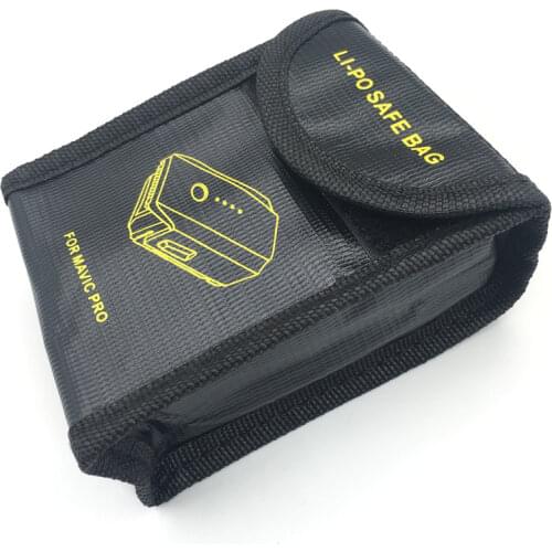 Explosion-proof Safe Battery Bag For DJI Mavic PRO Lipo Battery Fireproof Case Fiber Storage Box For Mavic Pro Protector