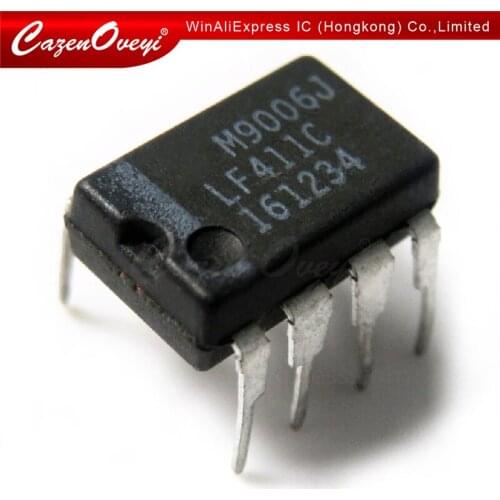 10pcs/lot LF411ACN LF411CN LF411 411CN DIP-8 In Stock